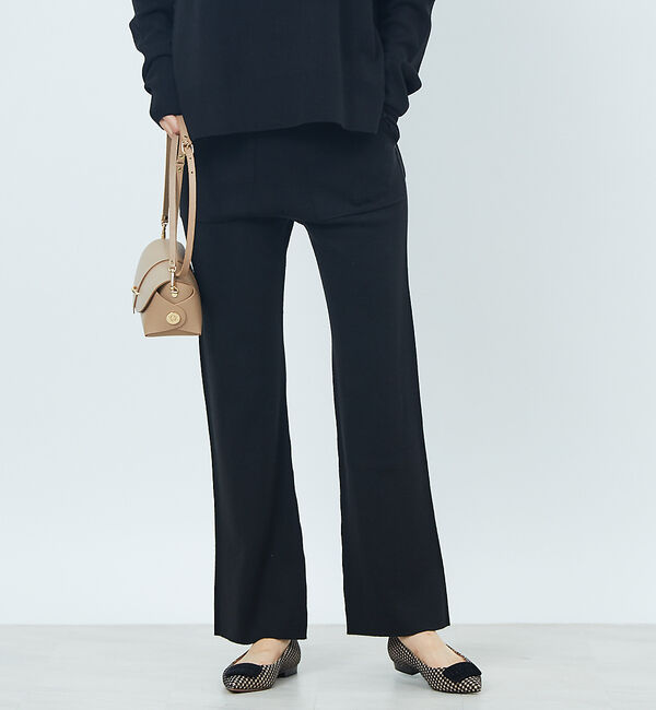 Rouge vif「ポケット付きウール混ニットパンツ」|その他|