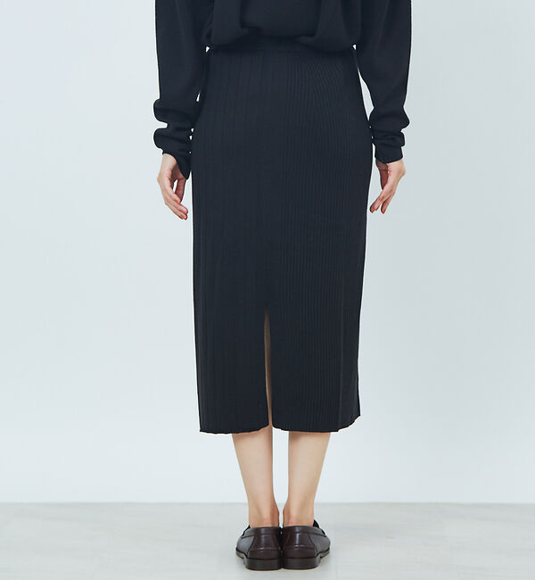 Rouge vif「アシンメトリータイトニットスカート」|スカート|