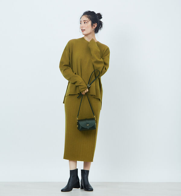 Rouge vif「アシンメトリータイトニットスカート」|スカート|