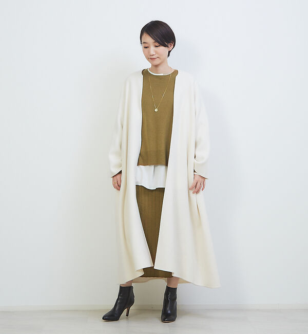 Rouge vif「アシンメトリータイトニットスカート」|スカート|