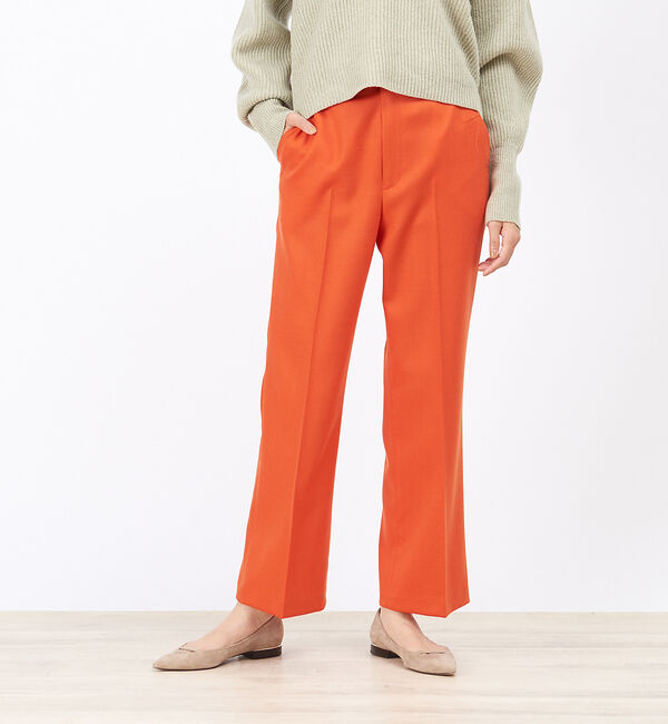 Rouge vif「フレアークロップドパンツ」|その他|レッド