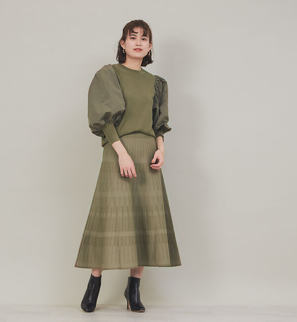 Rouge vif「ジャガードスカート」|スカート|