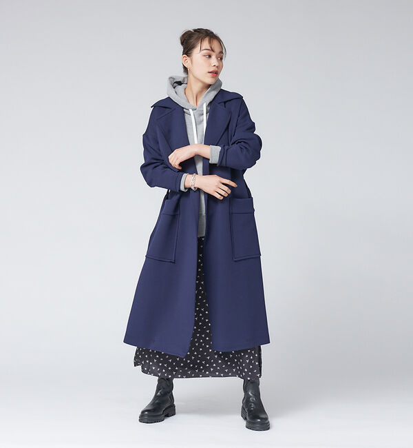 Rouge vif「ジャージートレンチコート」|トレンチコート|