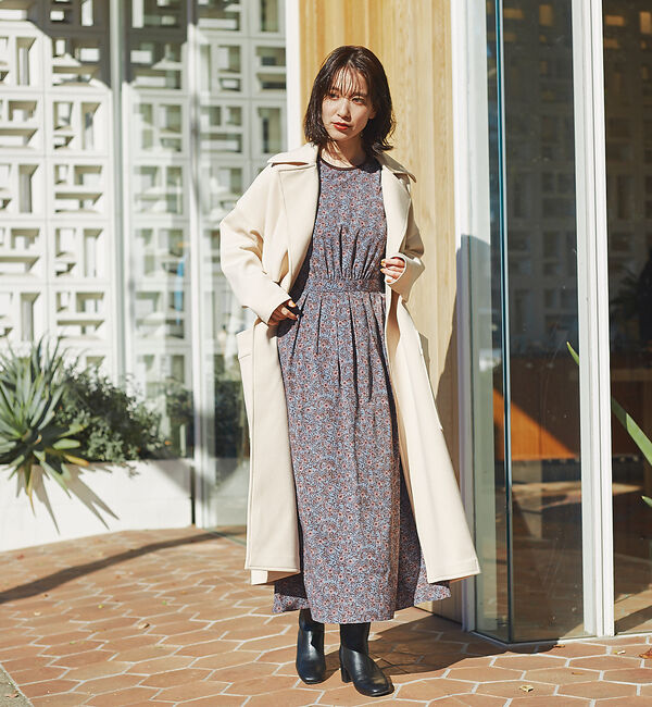 Rouge vif「ジャージートレンチコート」|トレンチコート|