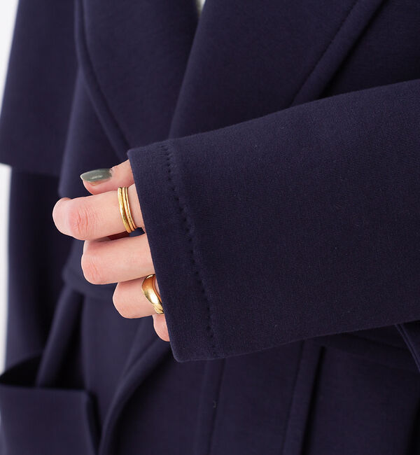 Rouge vif「ジャージートレンチコート」|トレンチコート|