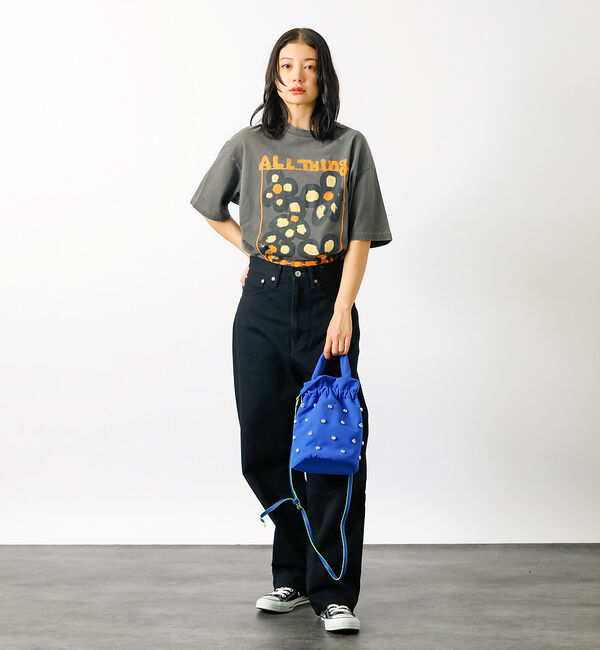 Rouge vif「【KURO/クロ】ANYTHING FLOWER Tシャツ/日本製【WEB限定】」|Tシャツ・カットソー|