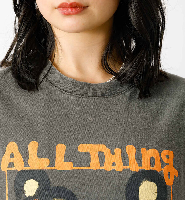 Rouge vif「【KURO/クロ】ANYTHING FLOWER Tシャツ/日本製【WEB限定】」|Tシャツ・カットソー|