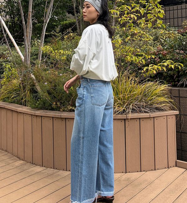 Rouge vif「【RED CARD/レッドカード】Wish ウィッシュ ワイドストレートデニム/」|デニム|