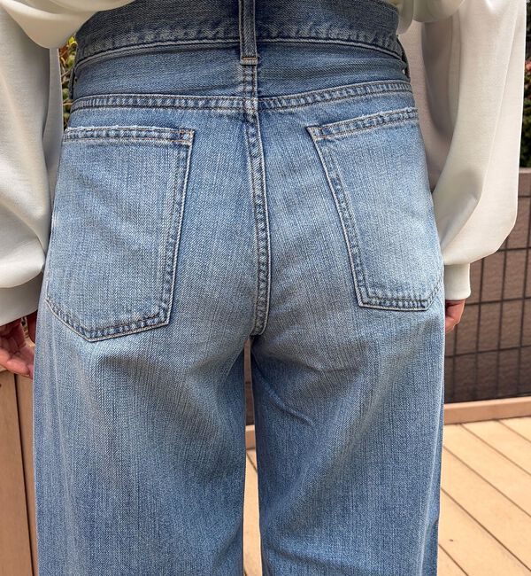 Rouge vif「【RED CARD/レッドカード】Wish ウィッシュ ワイドストレートデニム/」|デニム|