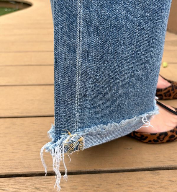 Rouge vif「【RED CARD/レッドカード】Wish ウィッシュ ワイドストレートデニム/」|デニム|