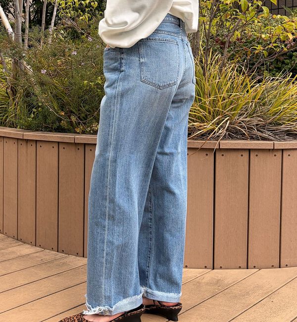 Rouge vif「【RED CARD/レッドカード】Wish ウィッシュ ワイドストレートデニム/」|デニム|