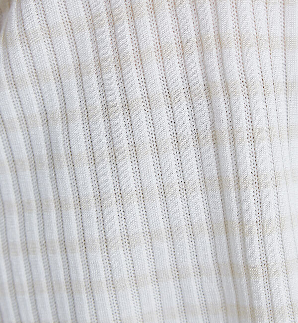 qualite「2WAY Vネックアシメニット」|ニット・セーター|