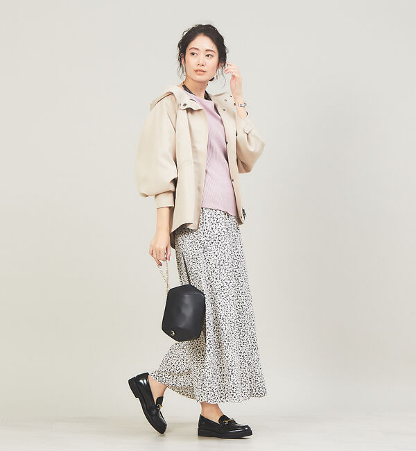 qualite「【WEB・一部店舗限定】マーブルフレアパンツ」|その他|