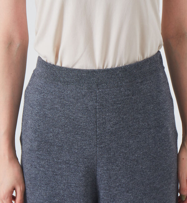 qualite「【WEB・一部店舗限定】圧縮ニットクロップドパンツ◇セットアップ対応」|その他|