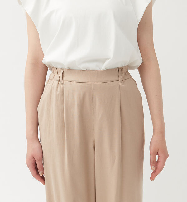 qualite「《セットアップ対応》ブライトリネンパンツ」|その他|