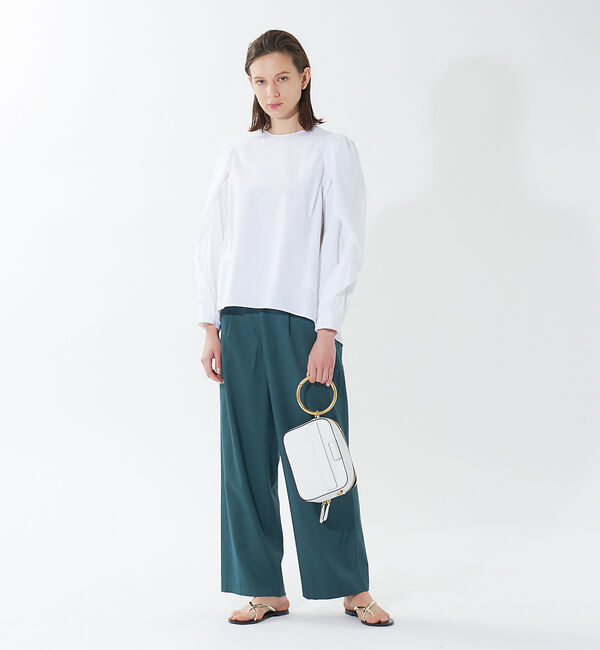 qualite「《セットアップ対応》ブライトリネンパンツ」|その他|