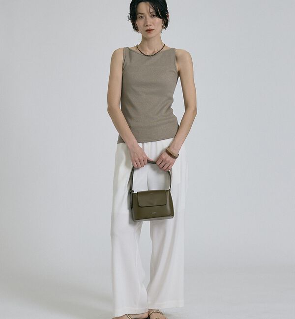 qualite「【ベストセラーアイテム！新色追加】リネンライクパンツ/セットアップ対応【予約】」|その他|