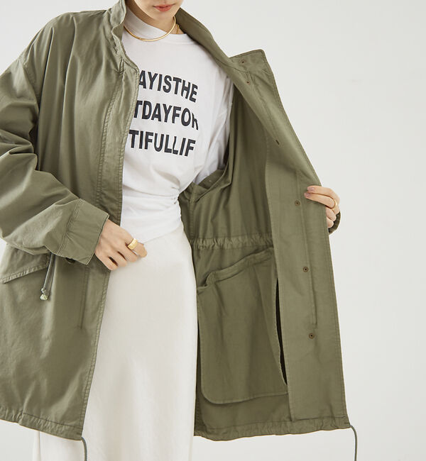 The Store by C' 「【COCUCA】製品染めミリタリーコート」|ミリタリー・モッズコート|