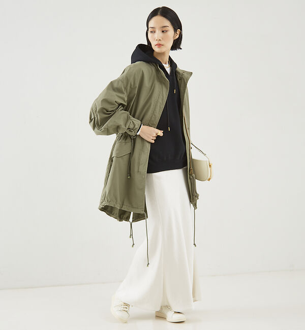 The Store by C' 「【COCUCA】製品染めミリタリーコート」|ミリタリー・モッズコート|