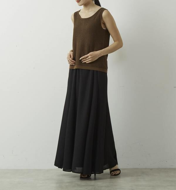 Liesse「ラメニットタンクトップ」|ニット・セーター|