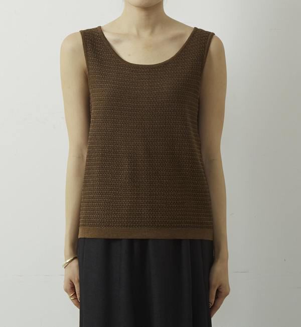 Liesse「ラメニットタンクトップ」|ニット・セーター|