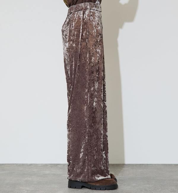 Liesse「クラッシュベロアワイドパンツ」|その他|