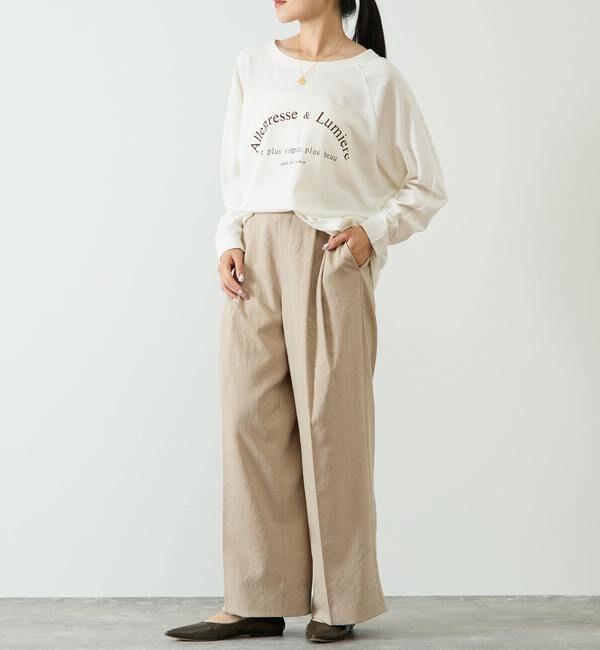 Liesse「ロゴミニ裏毛スウェット」|Tシャツ・カットソー|