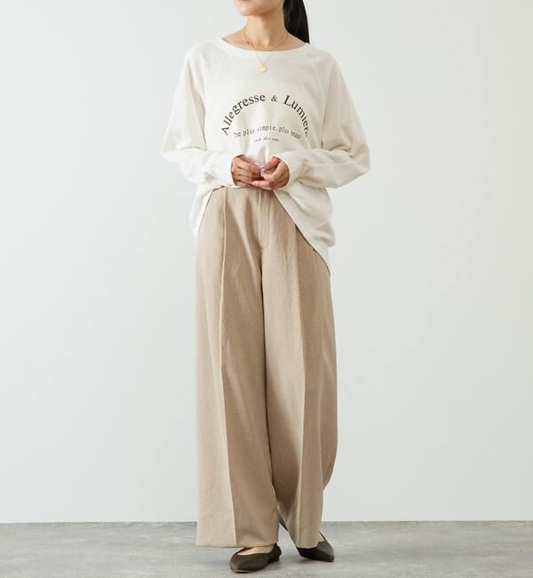 Liesse「ロゴミニ裏毛スウェット」|Tシャツ・カットソー|