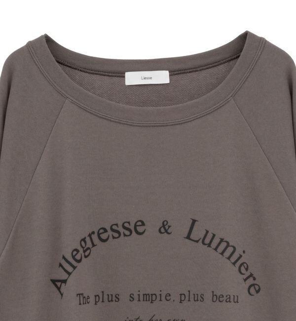 Liesse「ロゴミニ裏毛スウェット」|Tシャツ・カットソー|