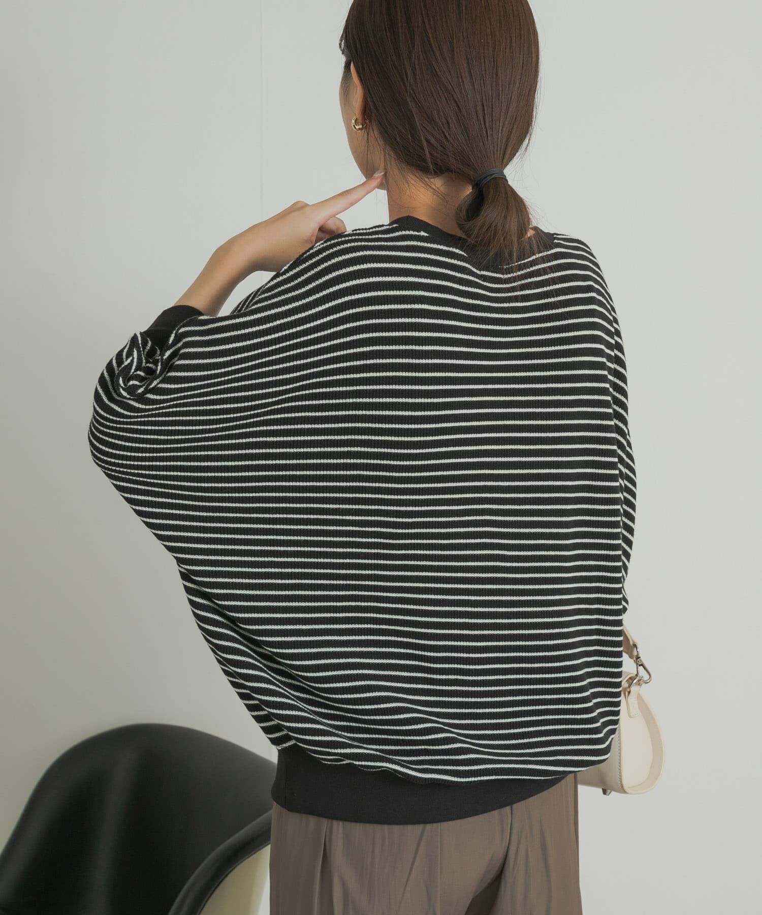 URBAN RESEARCH DOORS「タックフライスワイドTシャツ」|Tシャツ・カットソー|