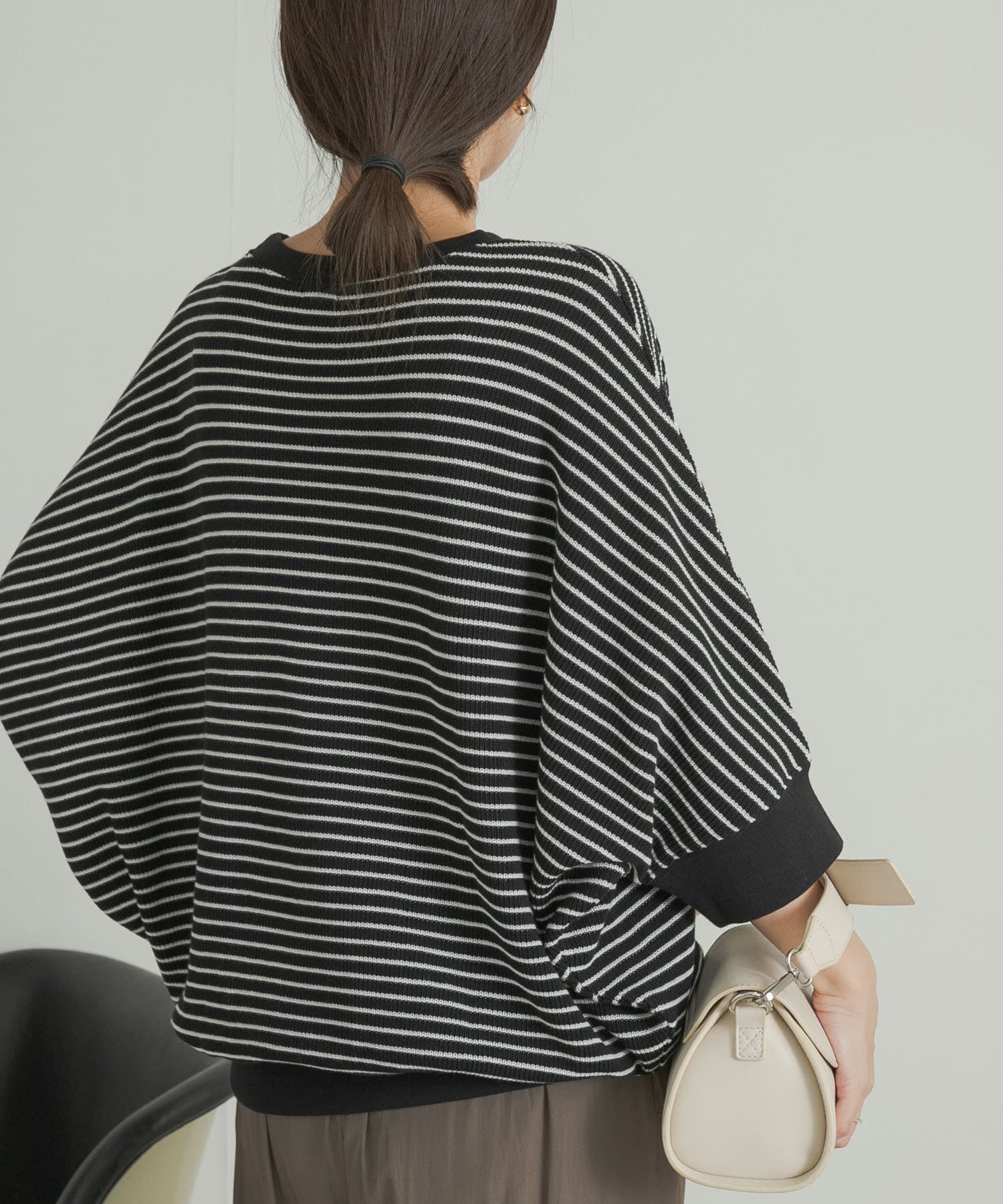 URBAN RESEARCH DOORS「タックフライスワイドTシャツ」|Tシャツ・カットソー|