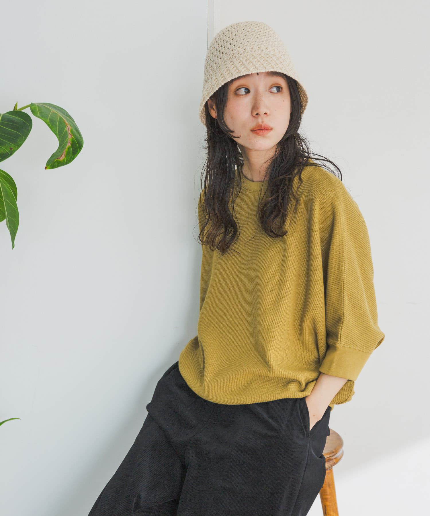 URBAN RESEARCH DOORS「タックフライスワイドTシャツ」|Tシャツ・カットソー|