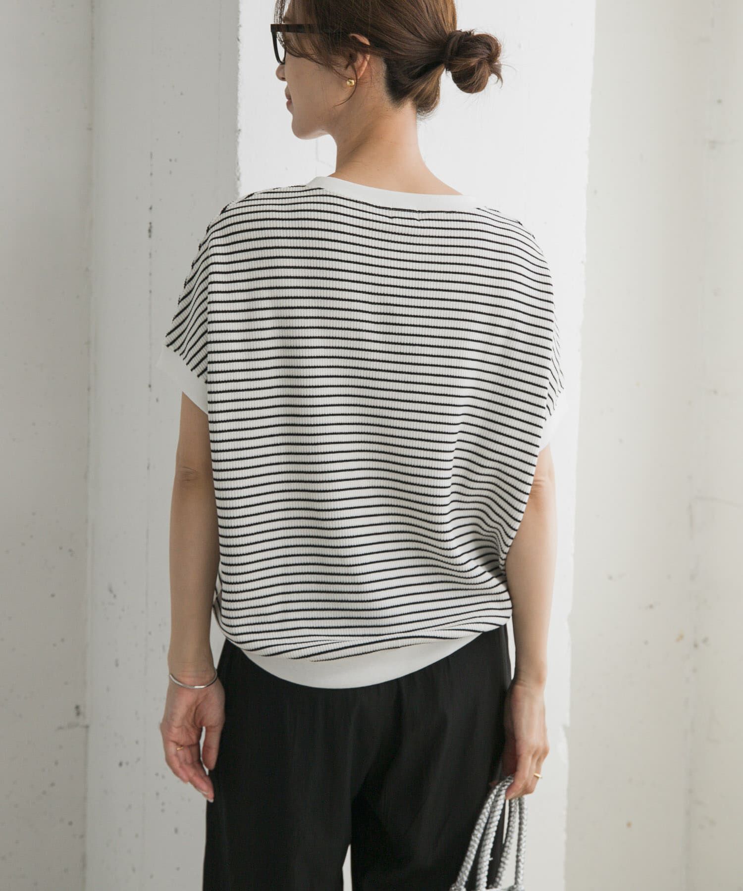 URBAN RESEARCH DOORS「タックフライスフレンチTシャツ」|Tシャツ・カットソー|