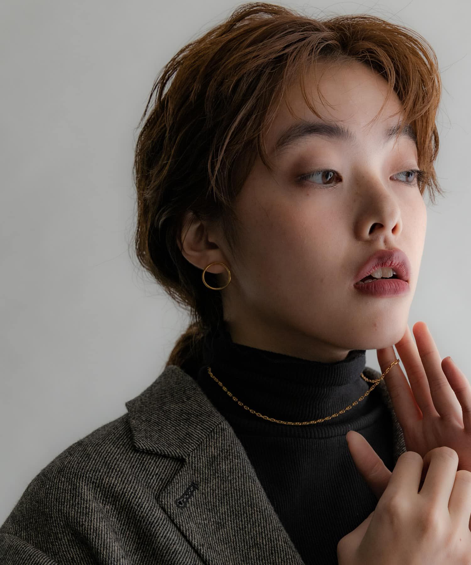 SMELLY「SMELLY so&rsquo;　curved circle pierce」|ピアス|