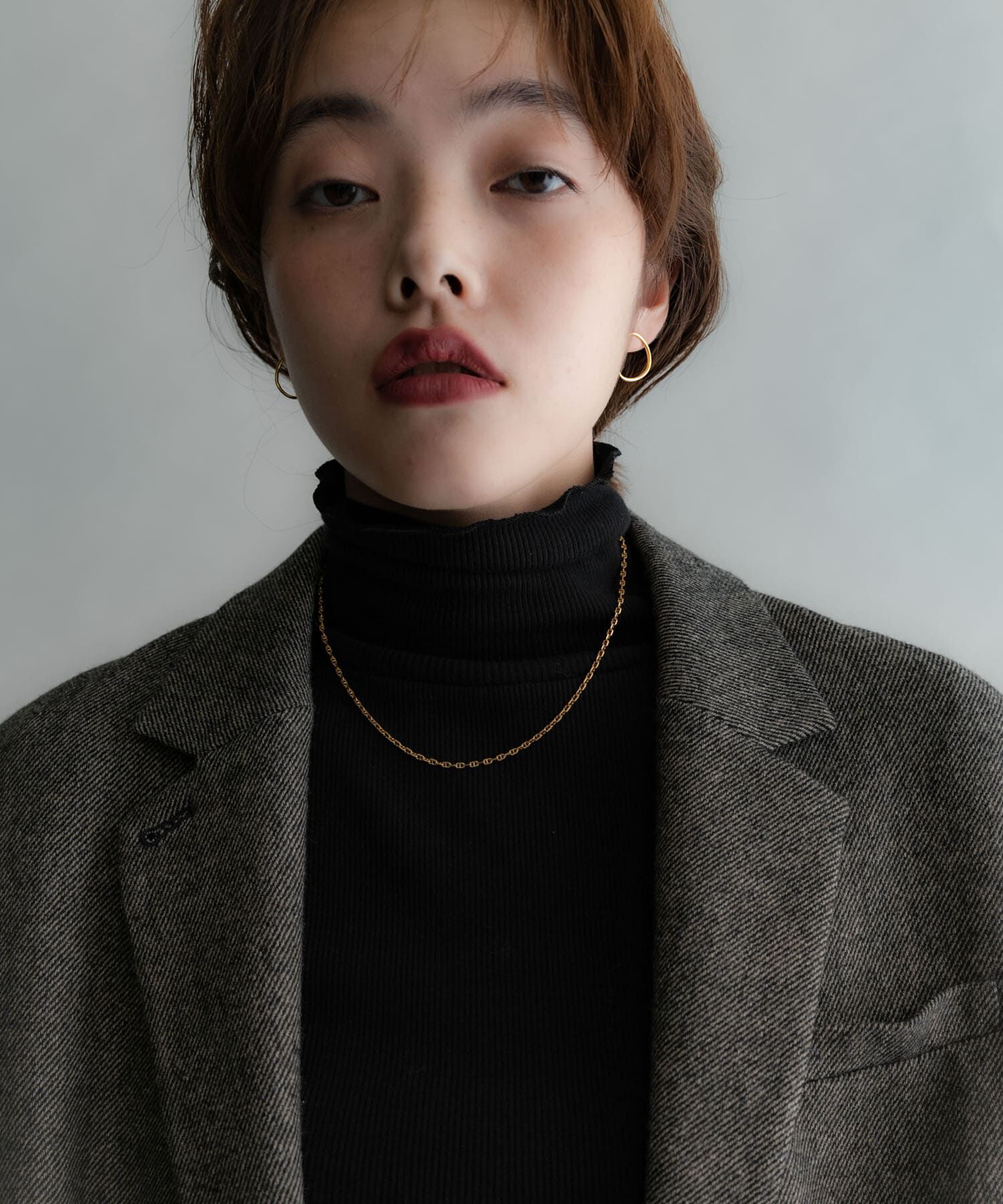 SMELLY「SMELLY so&rsquo;　curved circle pierce」|ピアス|