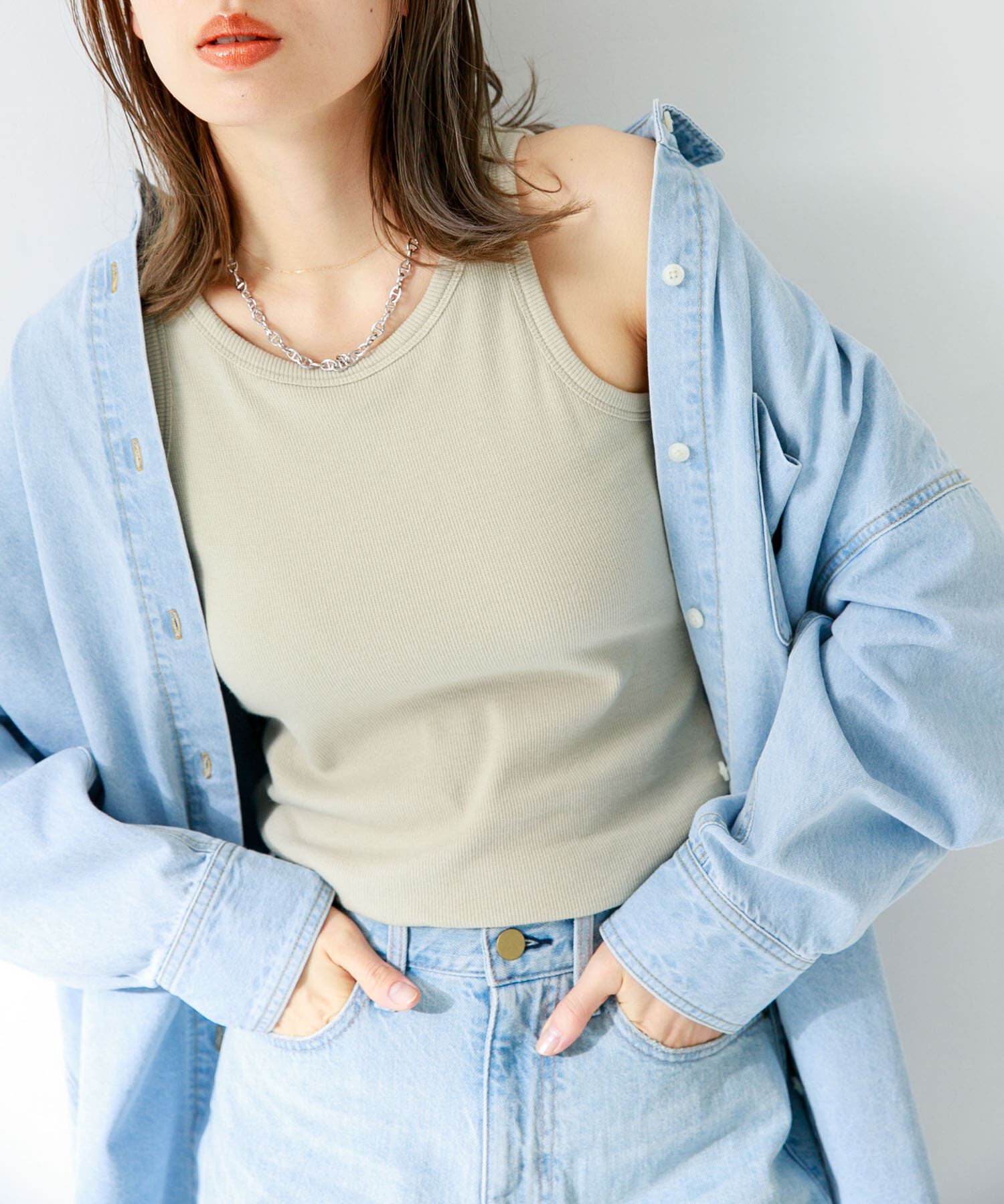 Sonny Label 「SLAB Rib Bratop」|タンクトップ|