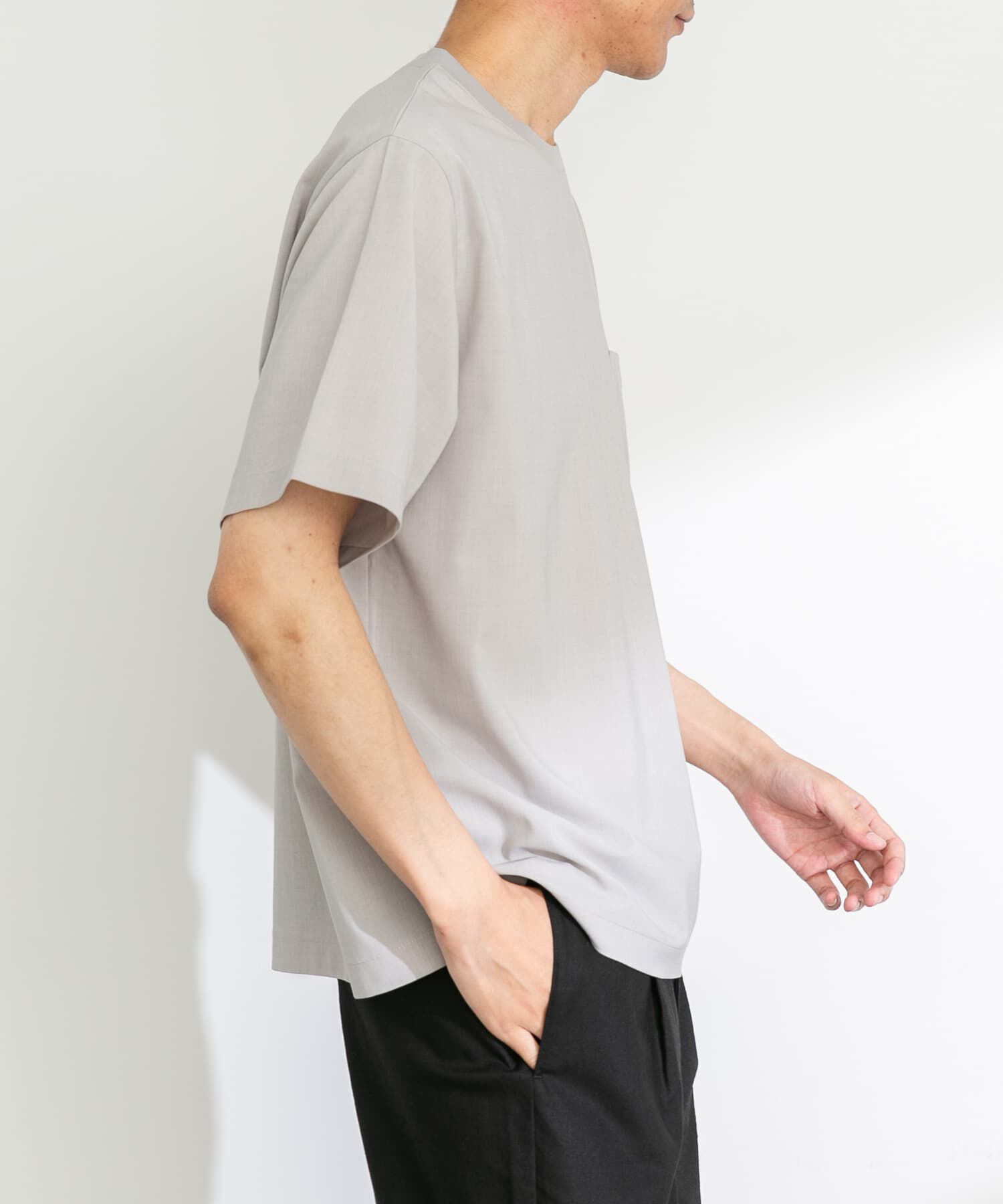 Sonny Label 「『吸水速乾』クイックドライリネンタッチTシャツ」|Tシャツ・カットソー|