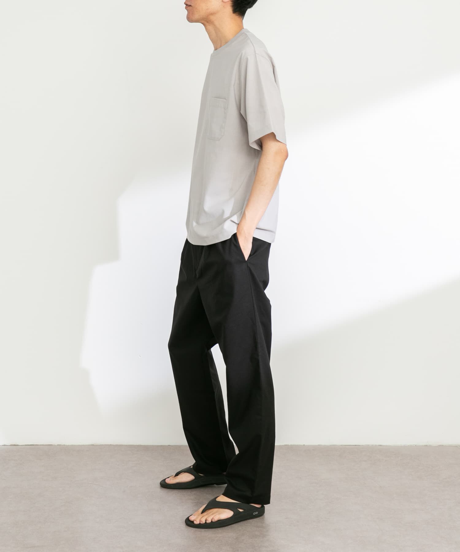 Sonny Label 「『吸水速乾』クイックドライリネンタッチTシャツ」|Tシャツ・カットソー|