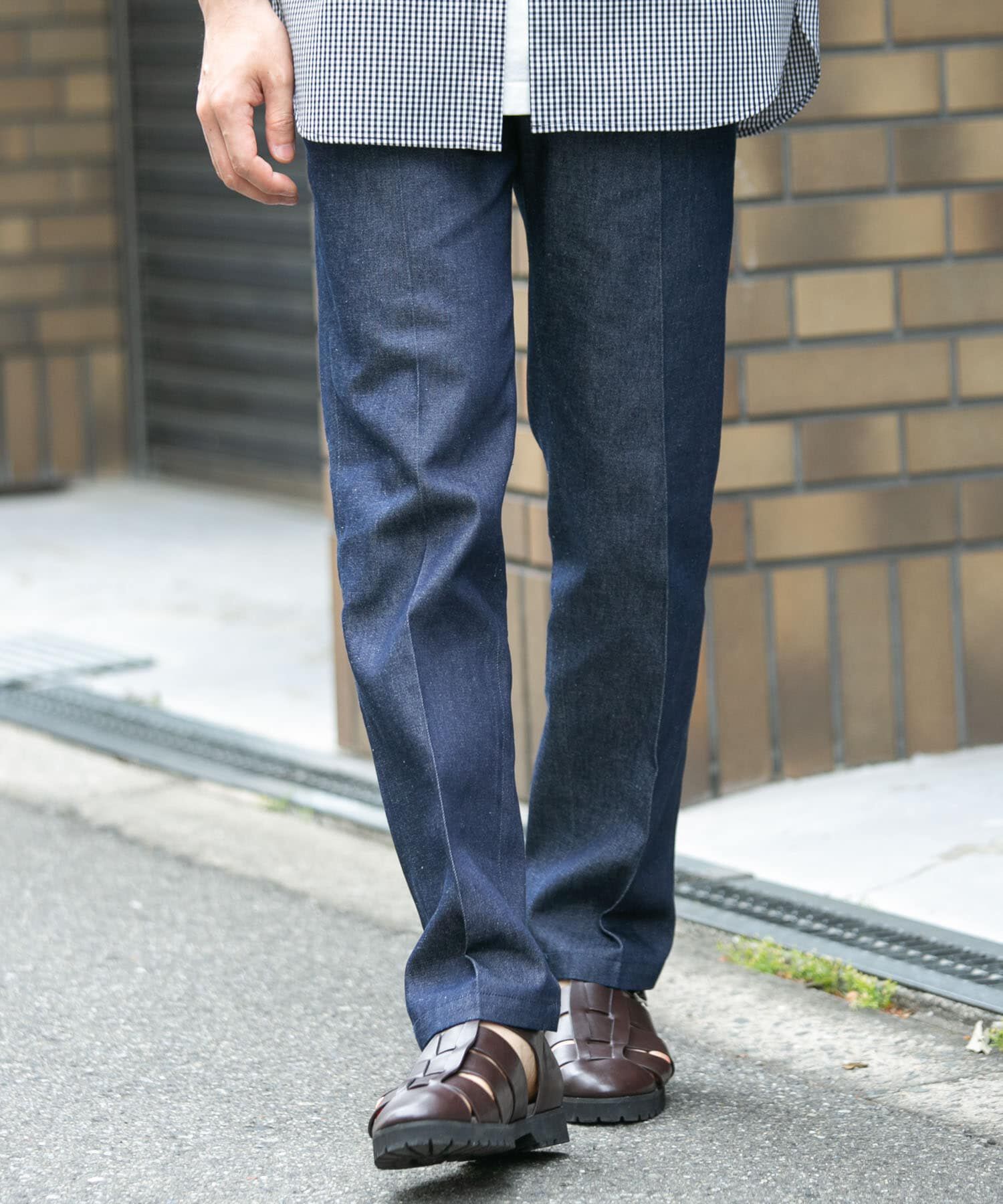 URBAN RESEARCH ROSSO「『XLサイズあり』デニムスラックスパンツ」|デニム|