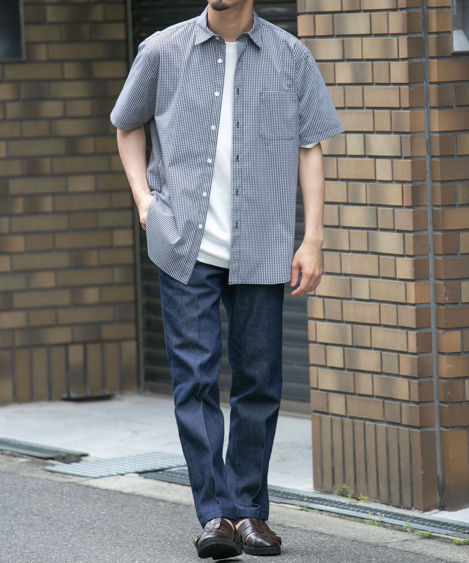 URBAN RESEARCH ROSSO「『XLサイズあり』デニムスラックスパンツ」|デニム|