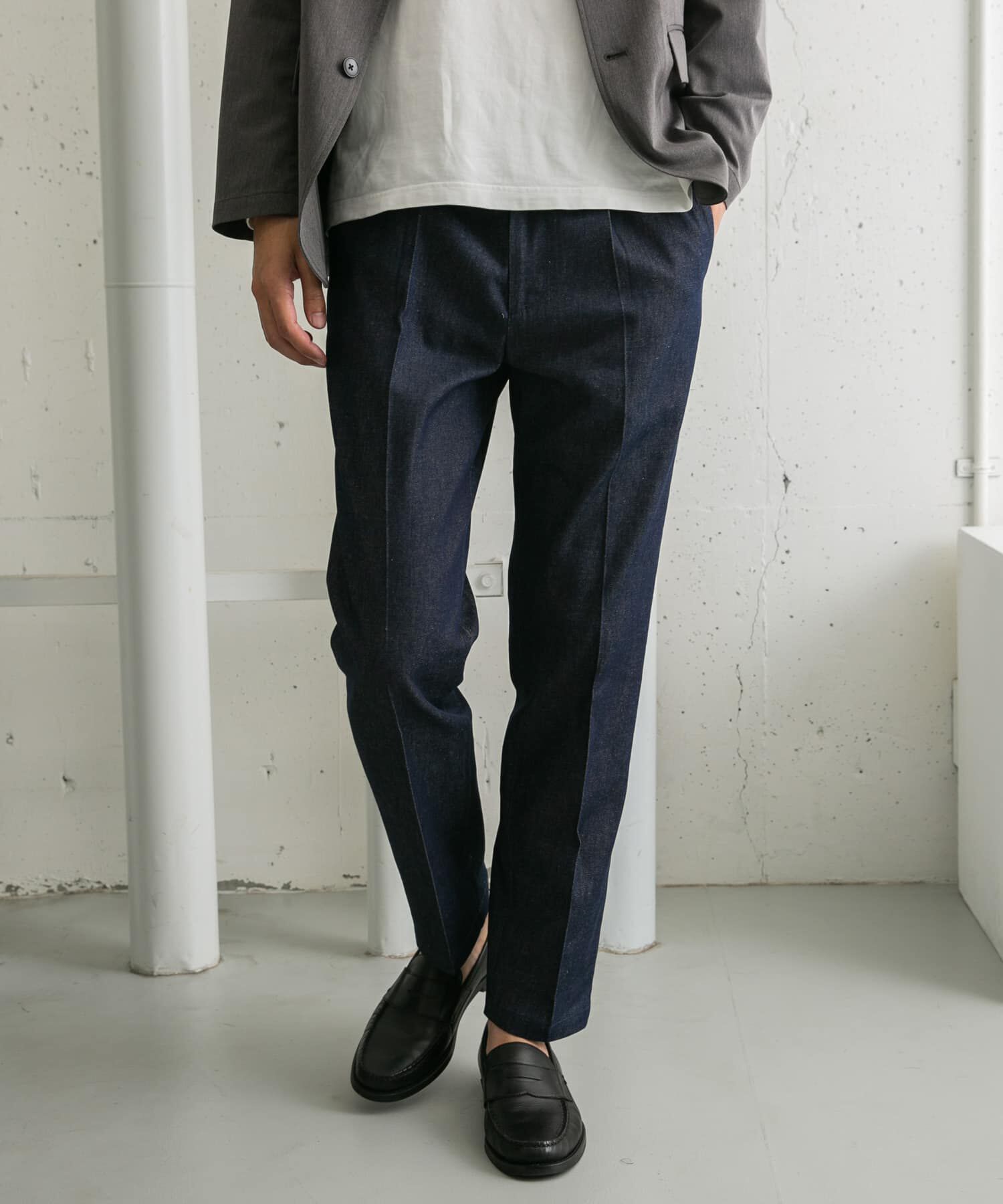 URBAN RESEARCH ROSSO「『XLサイズあり』デニムスラックスパンツ」|デニム|