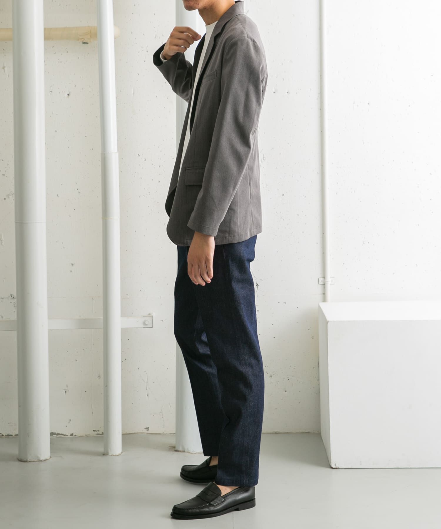 URBAN RESEARCH ROSSO「『XLサイズあり』デニムスラックスパンツ」|デニム|