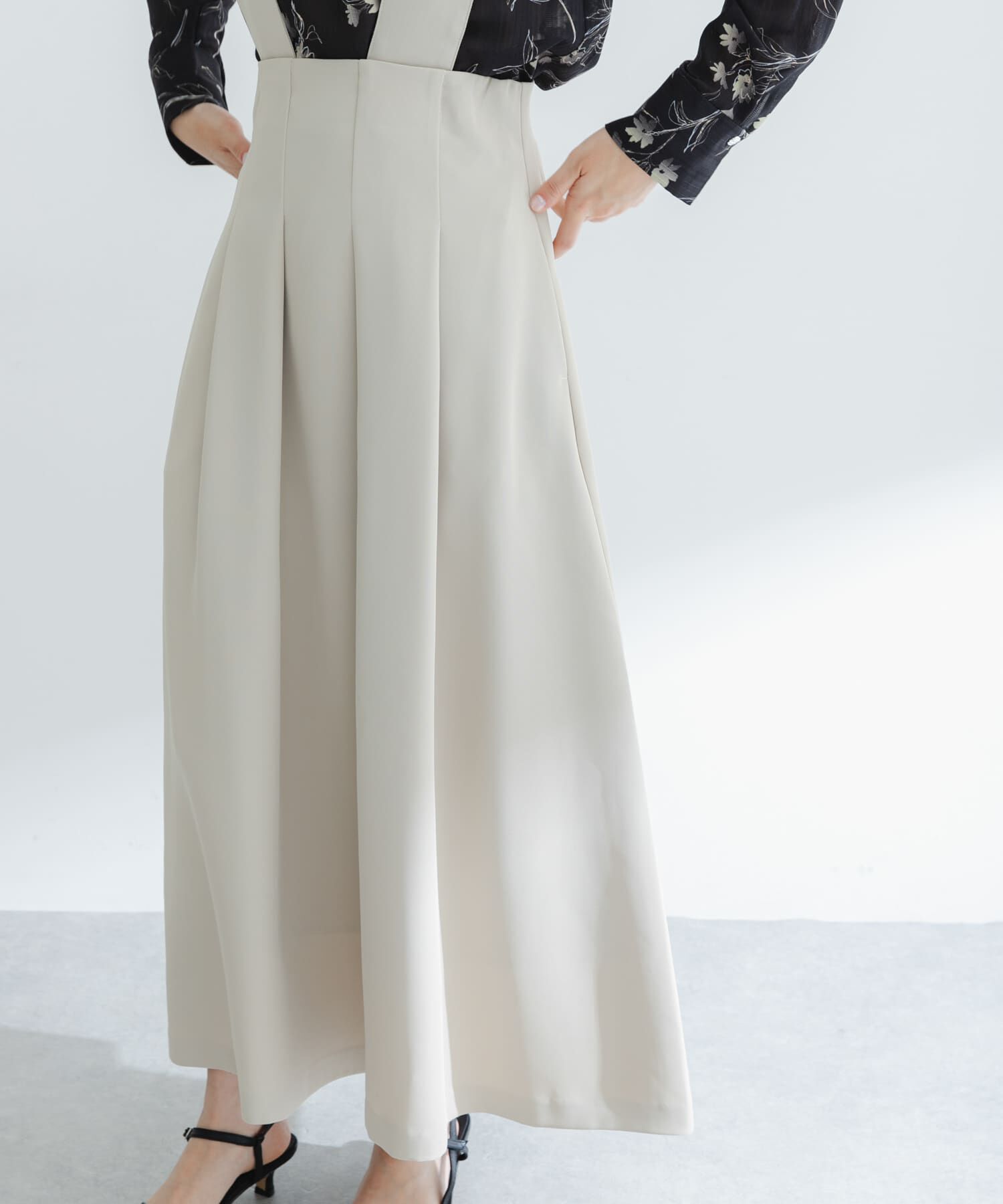 URBAN RESEARCH ROSSO「マルチWAYハイウエストフレアスカート」|スカート|