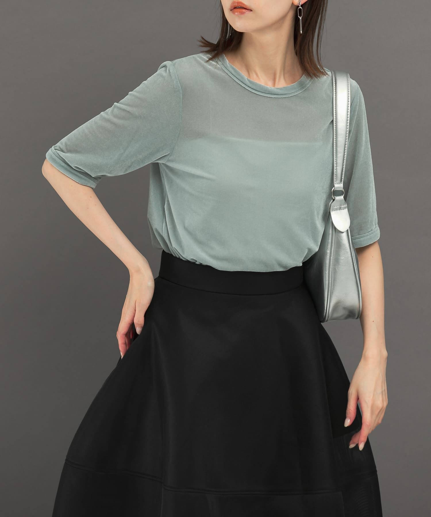 URBAN RESEARCH ROSSO「シアーベロアTシャツ」|Tシャツ・カットソー|