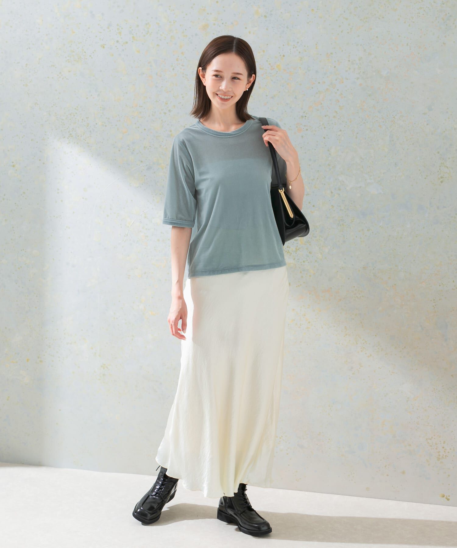 URBAN RESEARCH ROSSO「シアーベロアTシャツ」|Tシャツ・カットソー|