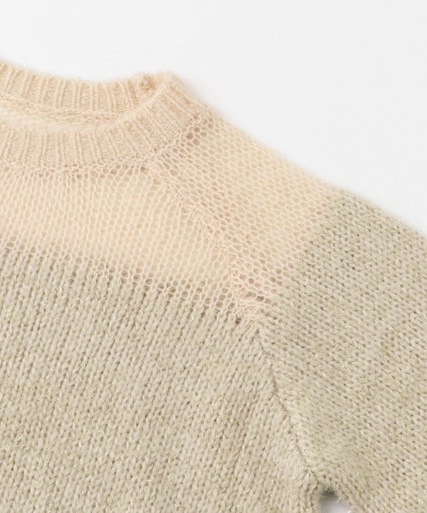 URBAN RESEARCH ROSSO「『WEB限定』ドッキングラメニット」|ニット・セーター|