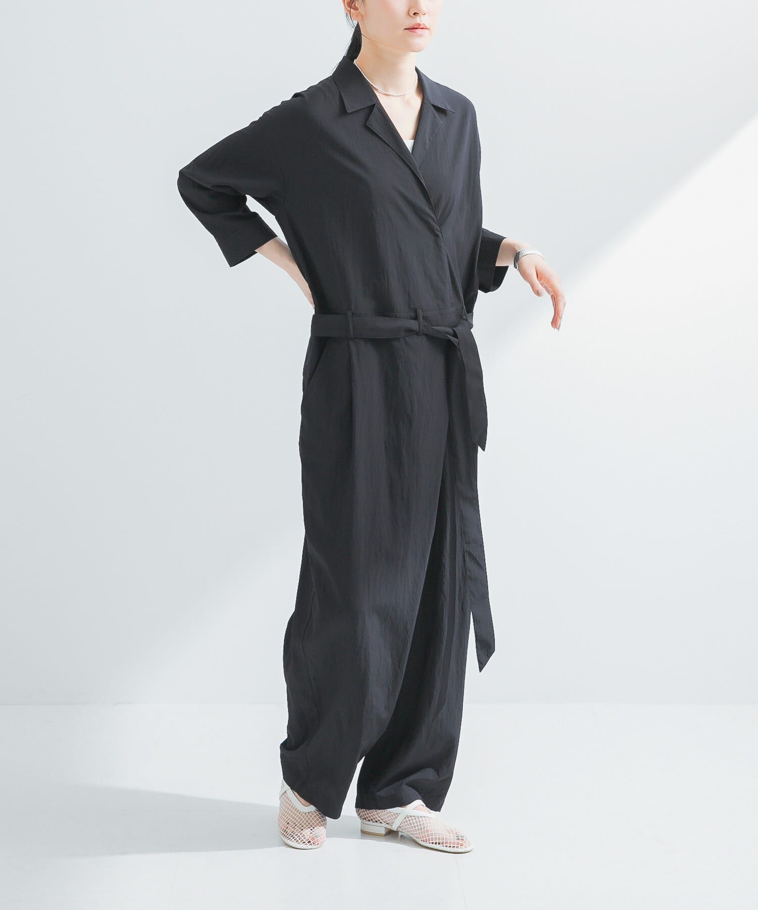 URBAN RESEARCH「『2サイズ展開』フロントタックジャンプスーツ」|スカート|