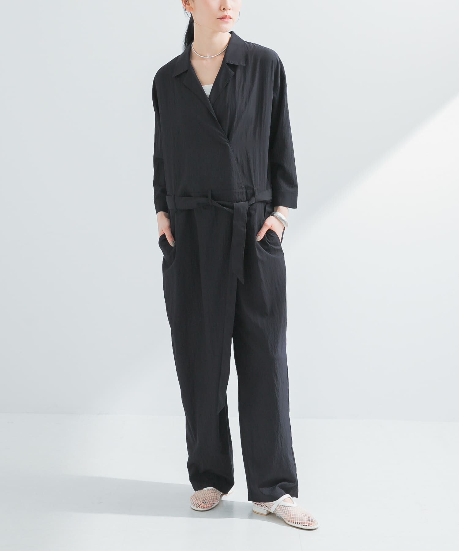 URBAN RESEARCH「『2サイズ展開』フロントタックジャンプスーツ」|スカート|