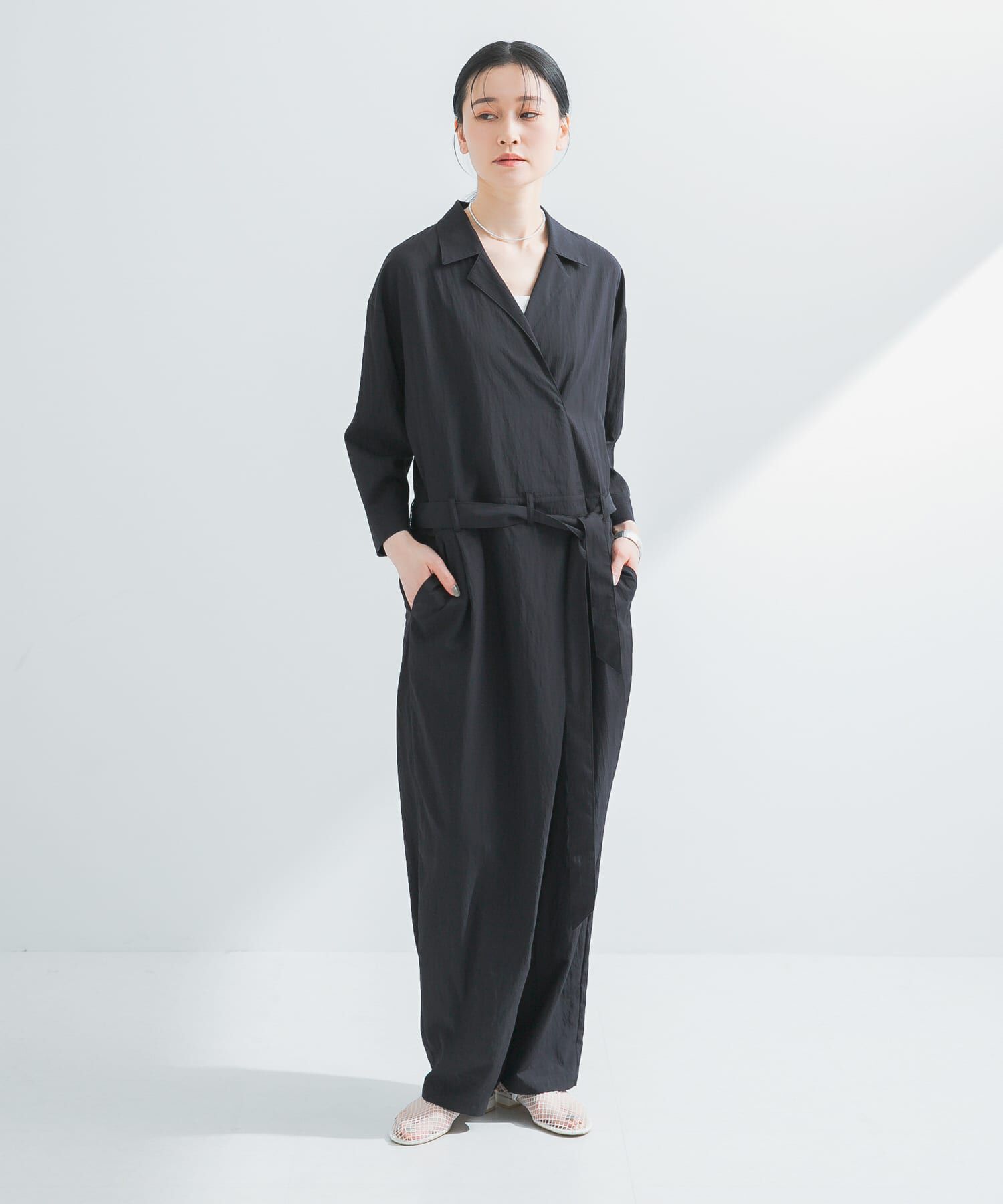 URBAN RESEARCH「『2サイズ展開』フロントタックジャンプスーツ」|スカート|