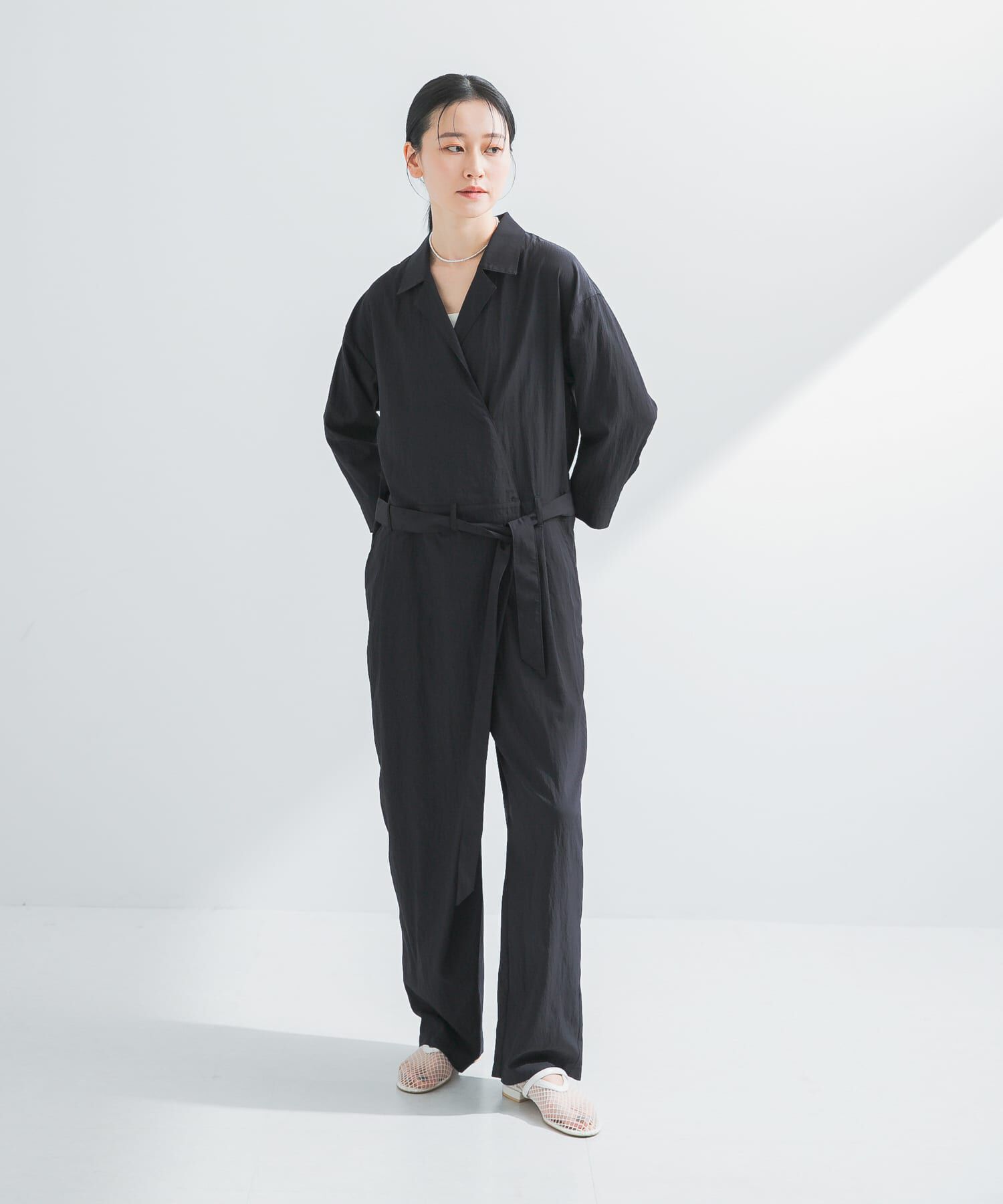 URBAN RESEARCH「『2サイズ展開』フロントタックジャンプスーツ」|スカート|